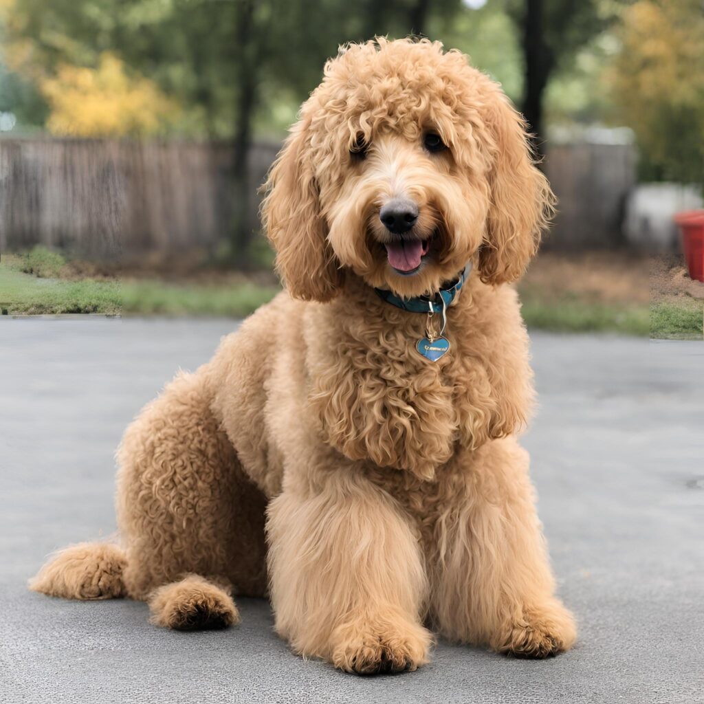 poodle cut goldendoodle